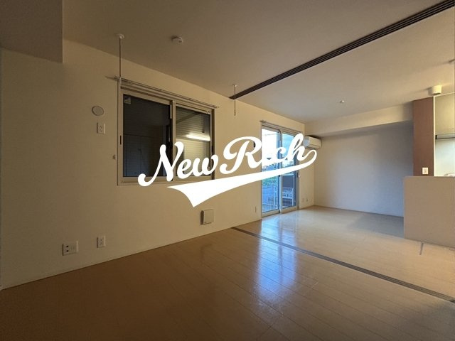 伊勢崎市三室町のアパートのバルコニー