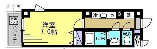 クーラムの間取り|間取りです。