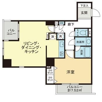 東急ドエル・アルス根津の間取り|間取りです。