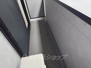 広島市安佐北区可部２丁目のアパートのバルコニー