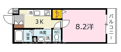 MINING３番館の間取り