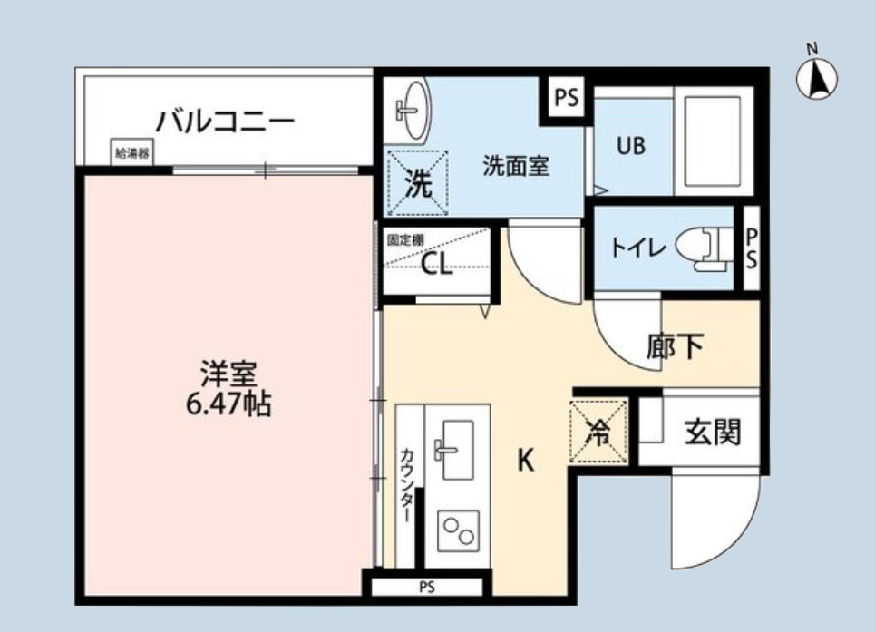 プラッサムコート八王子の間取り