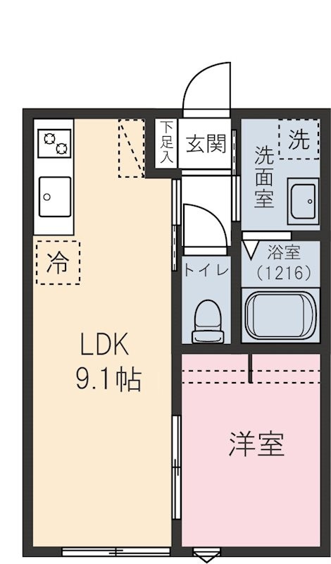 ゼルコーバ の間取り|間取りです。