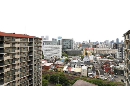 京橋グリーンハイツ三号棟の展望
