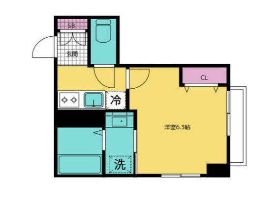 MAISON CINQの間取り|間取りです。