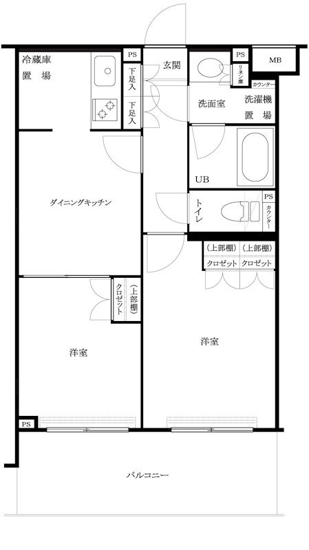 ルーブル大森西 の間取り|間取りです。