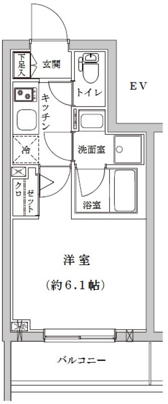 ライジングプレイス登戸の間取り|間取りです。