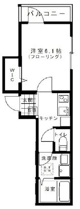 シャトン柿木坂 の間取り|間取りです。