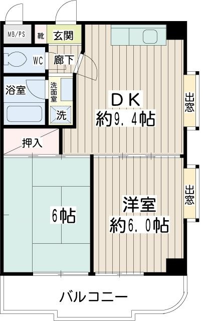 グレースピア・ヤワタ の間取り|間取りです。