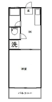 第２島田マンションの間取り|間取りです。