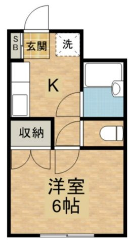 ひまわりハウス の間取り|間取りです。