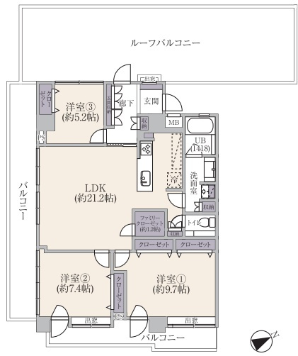 ゲオタワー池袋の間取り