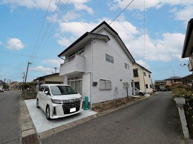 ２台駐車スペース確保可能！！◎郡山市土瓜2階建一戸建ての完成予想図|※駐車場造成後をAI（CG）で作成した完成予想画像です。現況とは異なります。