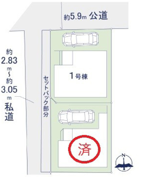 足立区梅田３丁目新築戸建◆駅歩14分◆LDKひろびろ19.37帖
