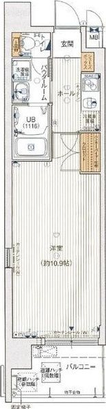 エスライズ新神戸の間取り