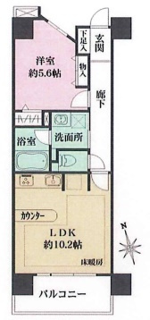 ライオンズシティ御茶ノ水の間取り