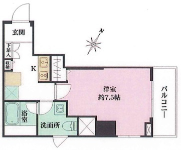 WHARF文京茗荷谷の間取り