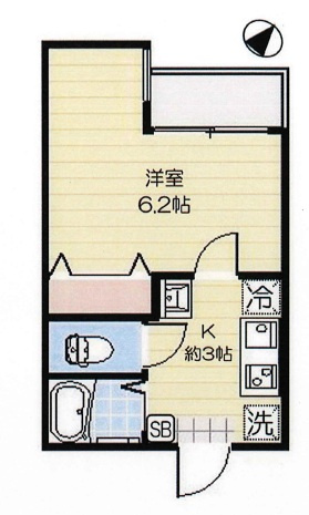 インスパーク本駒込の間取り
