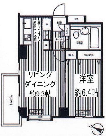 ヒルサイド白山の間取り