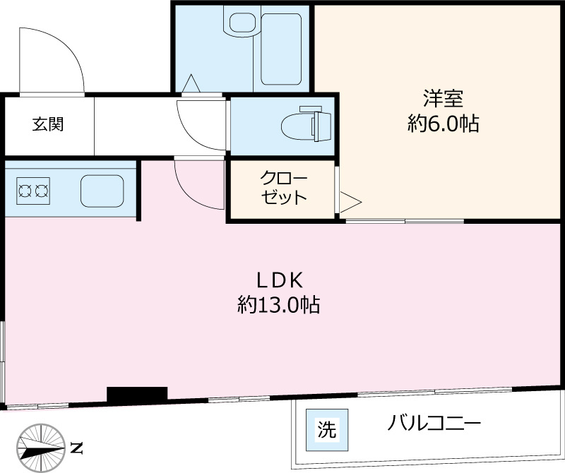 リベール上野の間取り