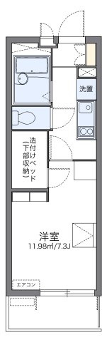レオパレスＮｅｅｄｓの間取り|代表的な間取のため実際の間取とは異なる場合があります