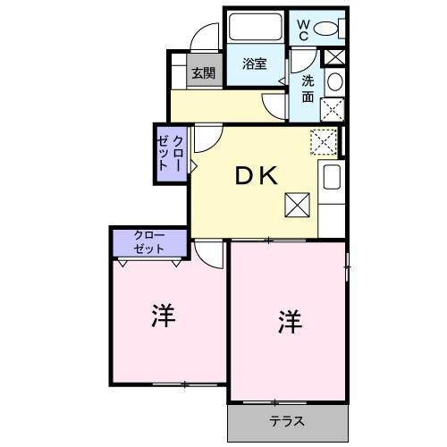 【間取り】 | ミルト　Ｂ
