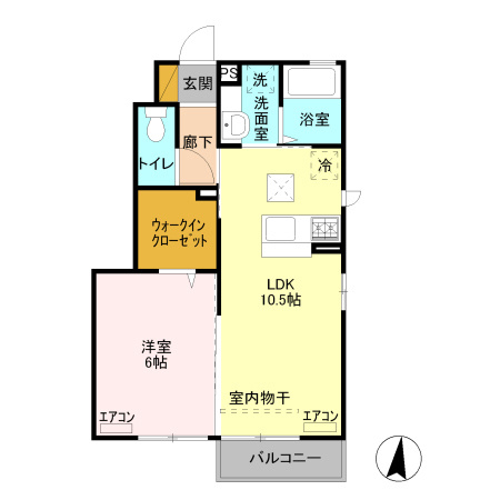 リヴェールの間取り