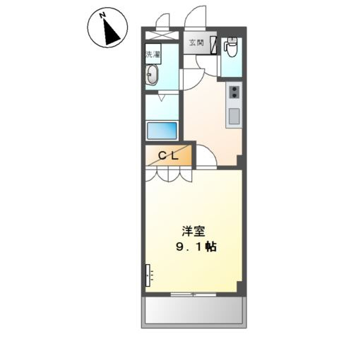メゾン　ソレイユの間取り