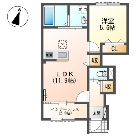 ネオハナミズキの間取り