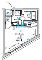 MIND　MUSASHI-KOYAMAの間取り