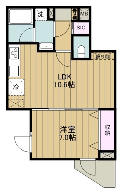 パークキューブ大森山王の間取り