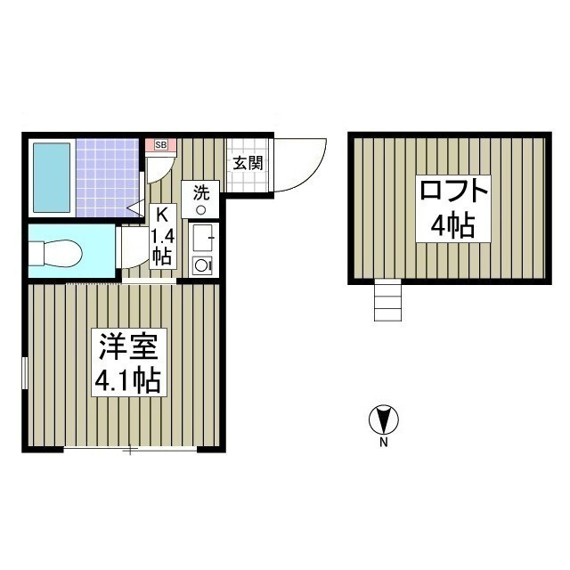 リュミエ妙蓮寺の間取り