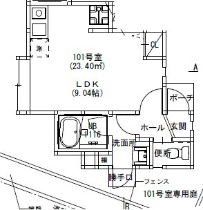 アルジェネーロ三ツ沢の間取り