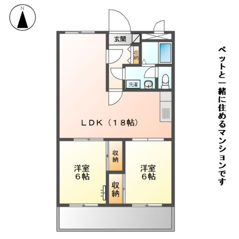 リバーサイドソシアの間取り