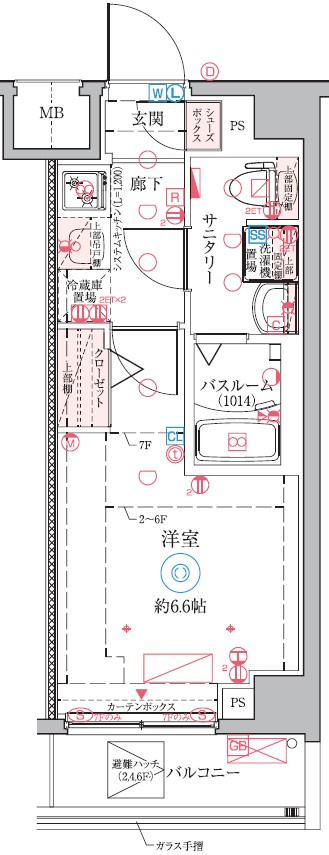 クレヴィスタ横浜矢向の間取り