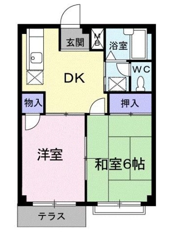 町谷サンコートの間取り