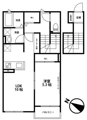 プリムヴェールの間取り