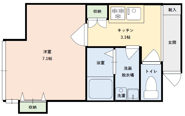 La mia casaの間取り