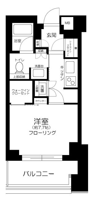 南青山マスターズハウスの間取り