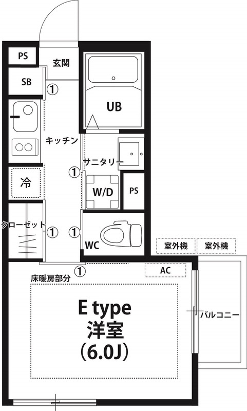 リブリ・sunflowerの間取り