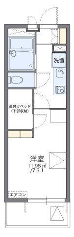 レオパレス駿河湾の間取り