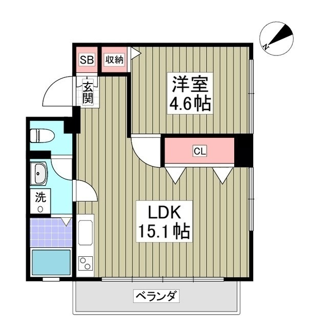 羽根木ファミリーマンションの間取り