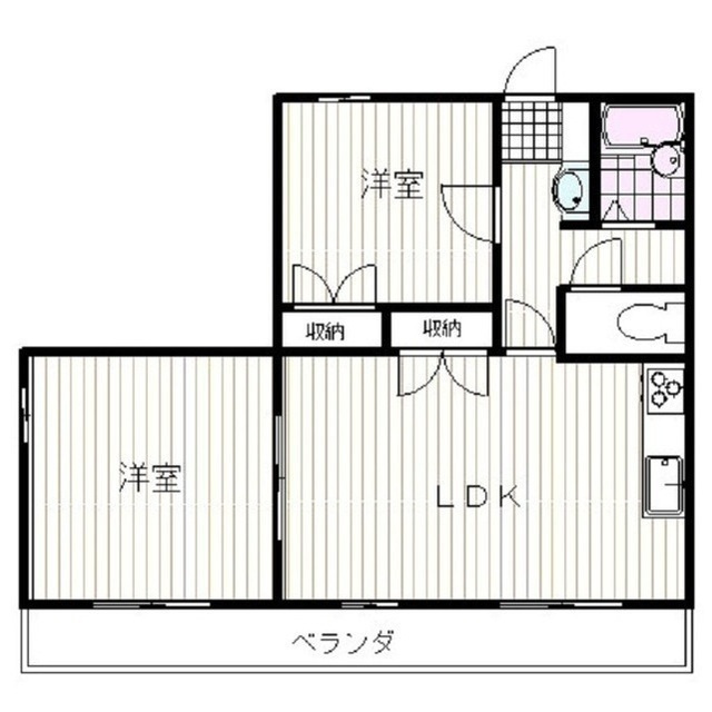 ベンデュールⅡの間取り