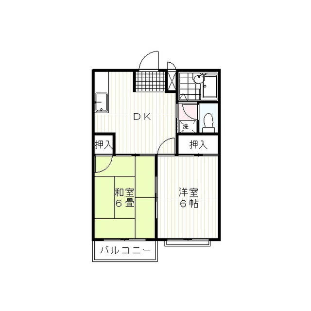 東府屋ハイツの間取り