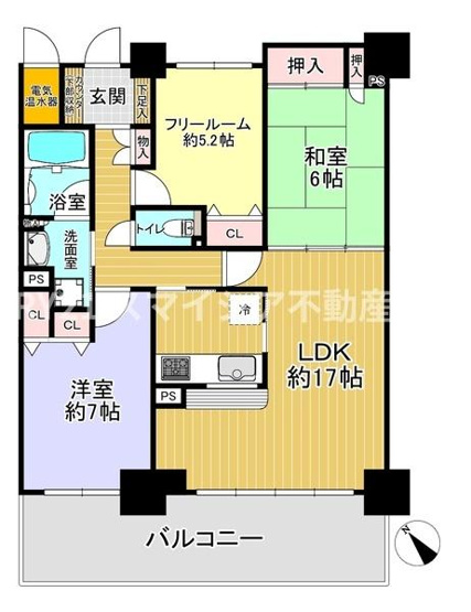【間取り】 | リバティパーク枚方D棟