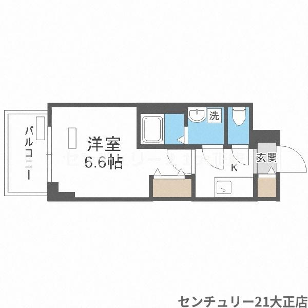 レジュールアッシュアーバンイールの間取り