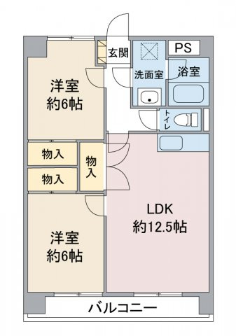 レージュ至来の間取り