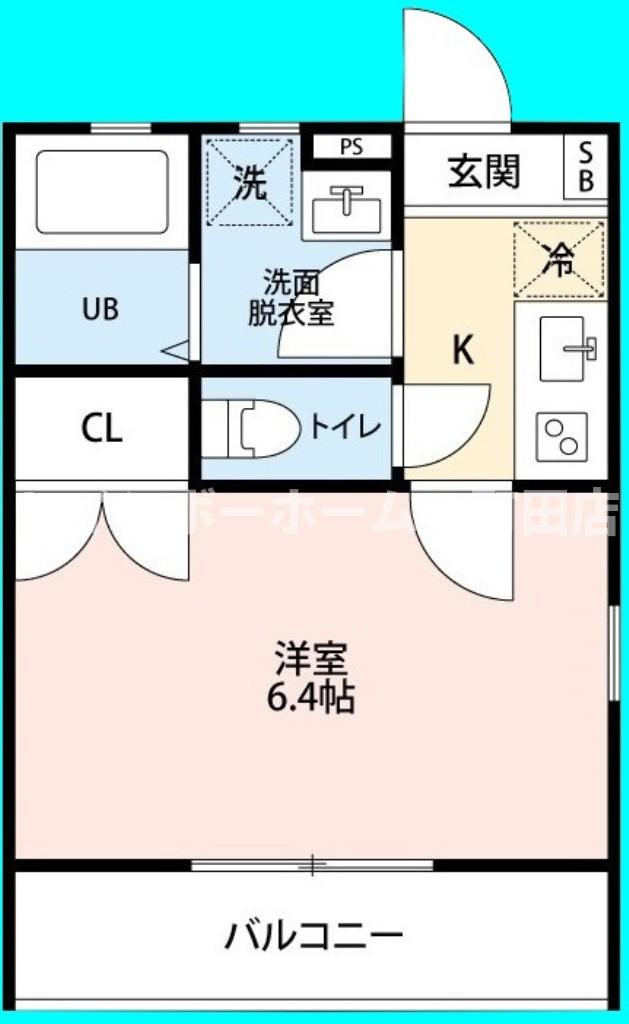 Ciel Bleu南林間※初期費用分割あと払いサービス利用可能物件の間取り