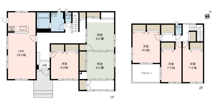 松本市大字島内　中古戸建の間取り|2026年9月リフォーム完成予定、6LDKのお住まいです。