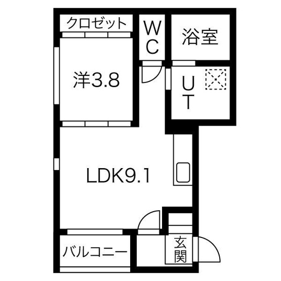 【間取り】 | Sun MarieⅡ